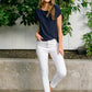 Judy Blue High Waisted White Skinny Jeans