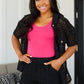 Talk of the Town Lace Set in Black