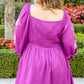Talks Of Color Embroidered Dress