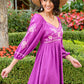 Talks Of Color Embroidered Dress