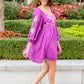 Talks Of Color Embroidered Dress