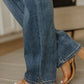 Judy Blue High Waist Slit Hem Straight Jeans