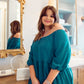 Teal Tiers Dress