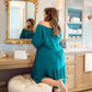 Teal Tiers Dress