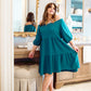 Teal Tiers Dress
