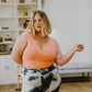 Tell Me More Crop Tank In Coral
