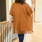 Tell My Story Rib Knit Kimono In Camel