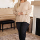 Terrifically Textured Sweater in Mocha