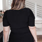 The Bling You Need Top in Black