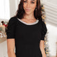 The Bling You Need Top in Black