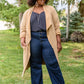 Risen Wide Leg Flare Jeans