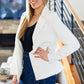 The Harvard Blazer in White