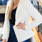 The Harvard Blazer in White