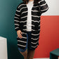 The Janessa Striped Cardigan