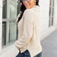 The Kelsey Sweater In Ivory