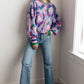 The Long Goodbye Abstract Print Sweater