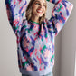 The Long Goodbye Abstract Print Sweater