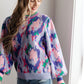 The Long Goodbye Abstract Print Sweater