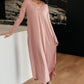 The Melanie Maxi Dress in Mauve