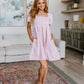 The Moment Checkered Babydoll Dress
