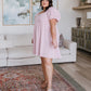 The Moment Checkered Babydoll Dress