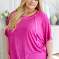 The Remix Oversized Mineral Washed T-Shirt in Magenta