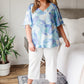 The Tropics Top In Blue