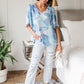 The Tropics Top In Blue