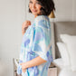 The Tropics Top In Blue