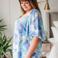 The Tropics Top In Blue