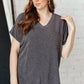 The Weekender Top in Charcoal