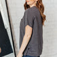 The Weekender Top in Charcoal