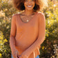 The Wendi Top in Harvest Orange