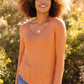 The Wendi Top in Harvest Orange
