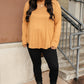 The Wendi Top in Harvest Orange