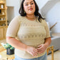 Thea Crocheted Knit Top