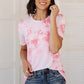 Think Pink Tie Dye Top