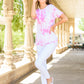 Think Pink Tie Dye Top