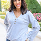 Throw On And Go Top in Gray