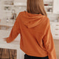 Throwback Heartthrob Hoodie in Orange