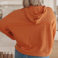 Throwback Heartthrob Hoodie in Orange