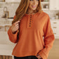 Throwback Heartthrob Hoodie in Orange