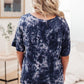 Tidal Wave Top in Navy