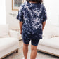 Tidal Wave Top in Navy