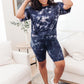 Tidal Wave Top in Navy