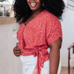 Tie A Bow Top In Red