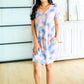Tie Dye T-Shirt Dress In Pink