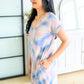 Tie Dye T-Shirt Dress In Pink