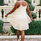 Tiered Halter Dress in Natural