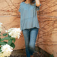 Tiered Top in Denim
